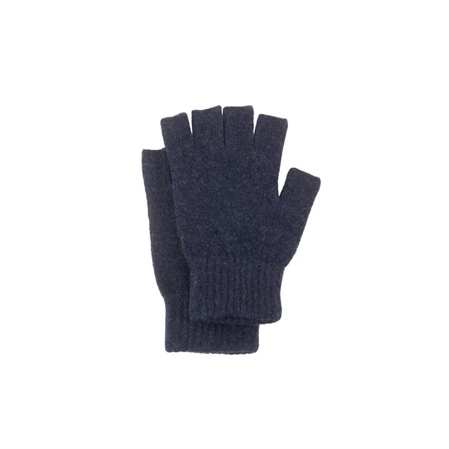 Men's Essential Lambswool Fingerless Gloves